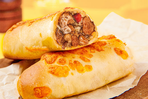 Cumin Spiced Chicken & Cheese Roll