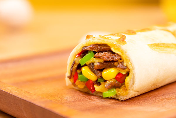 Black Pepper Beef Cheese Roll