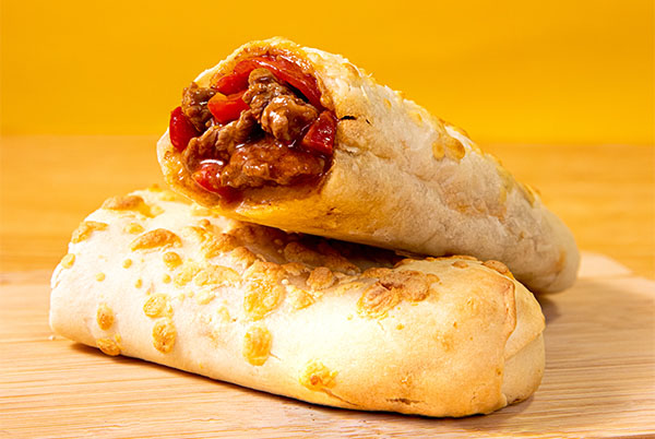 Tomato Beef Cheese Roll