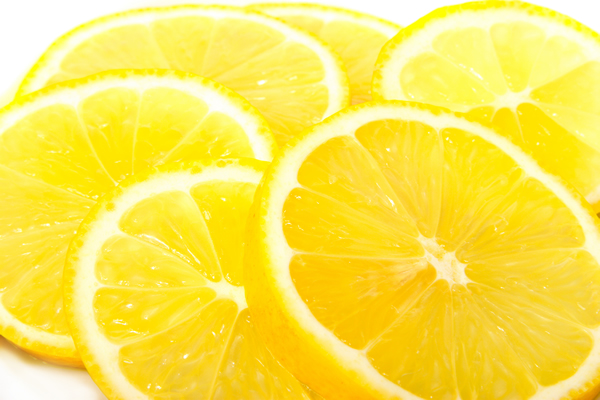 Frozen lemon slices
