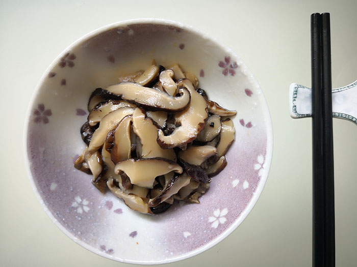 Simmered Shiitake Mushrooms