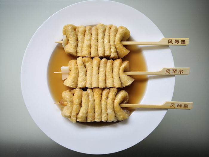 Ruffle Potato Skewer